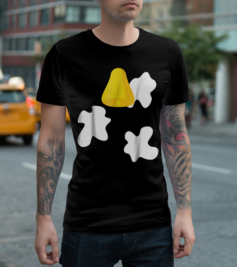 Dairy Cow Bell and Milk Splashes T-Shirt