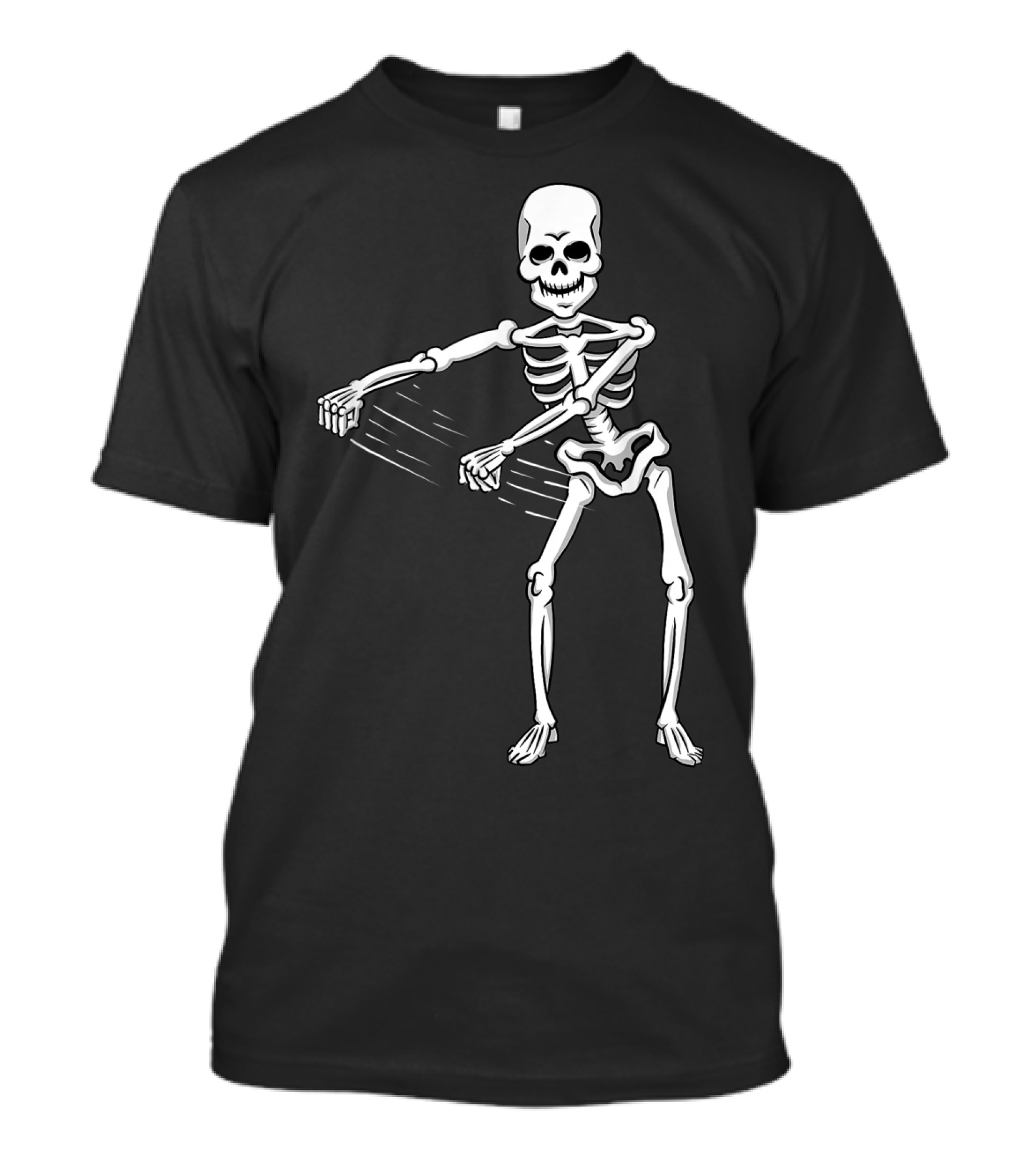 Dancing Skeleton Halloween Flossing Floss Skeleton Dance T-Shirt