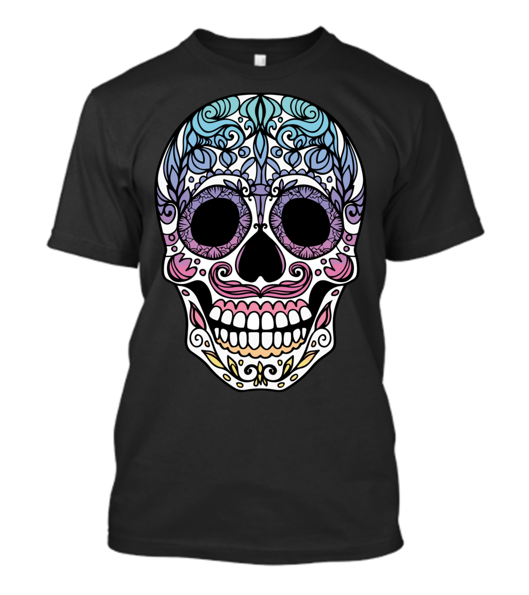 Day Of The Dead Colorful Muertos Sugar Skull T-Shirt