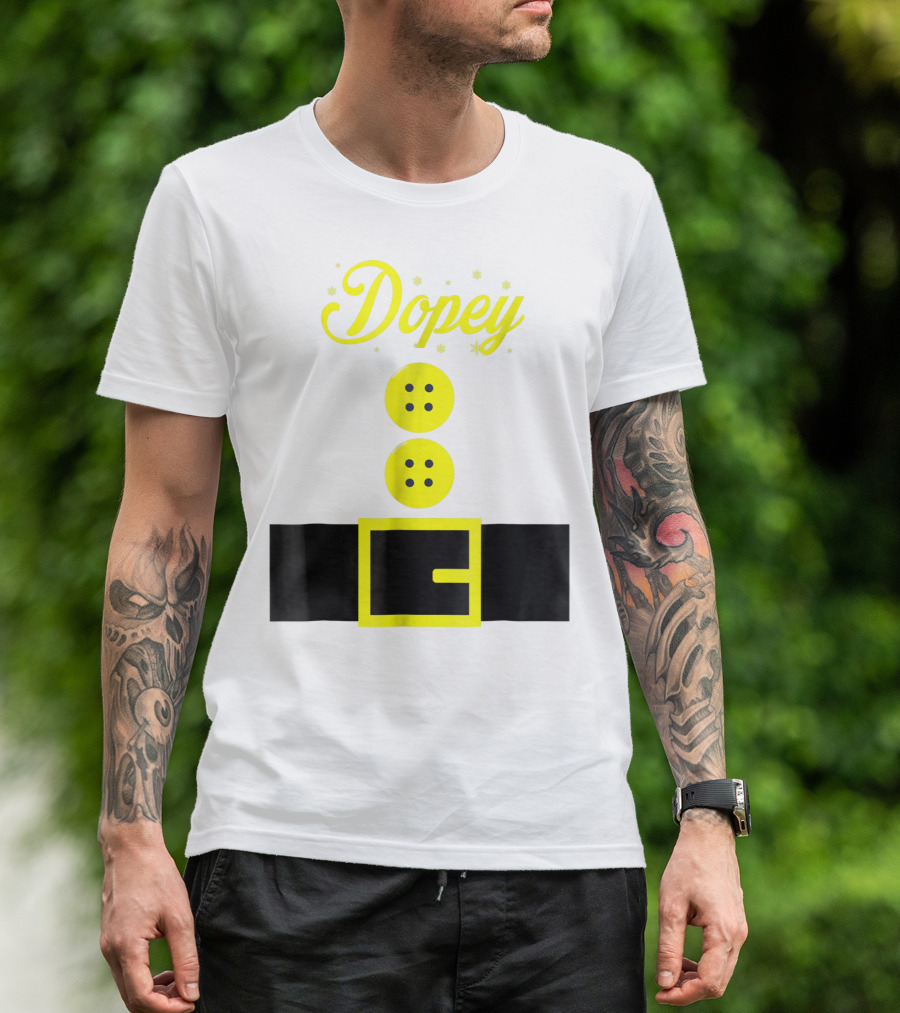 Dopey Dwarf Halloween Costume Matching Group T-Shirt