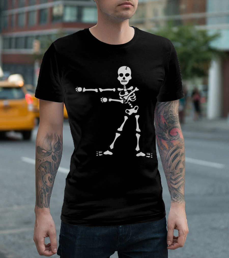 Floss Dance Skeleton Flossing Halloween Move T-Shirt