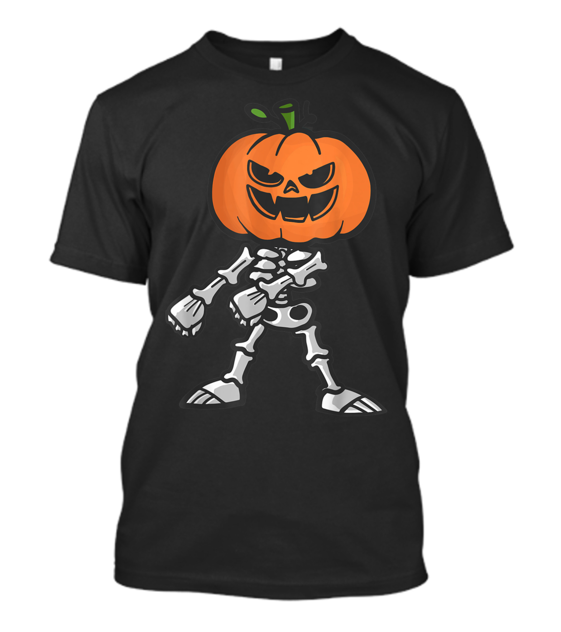 Floss Like A Boss Skeleton Pumpkin Halloween T-Shirt