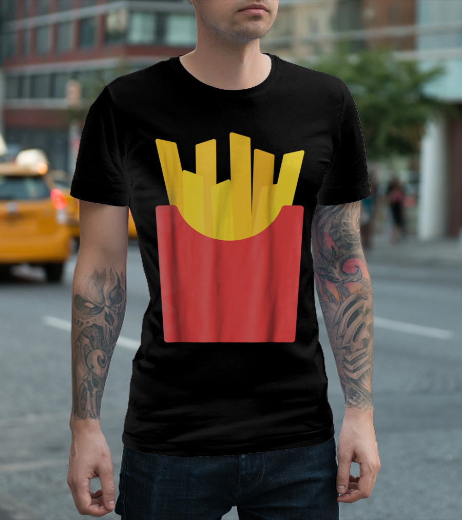 French Fries Costume Halloween T-Shirt