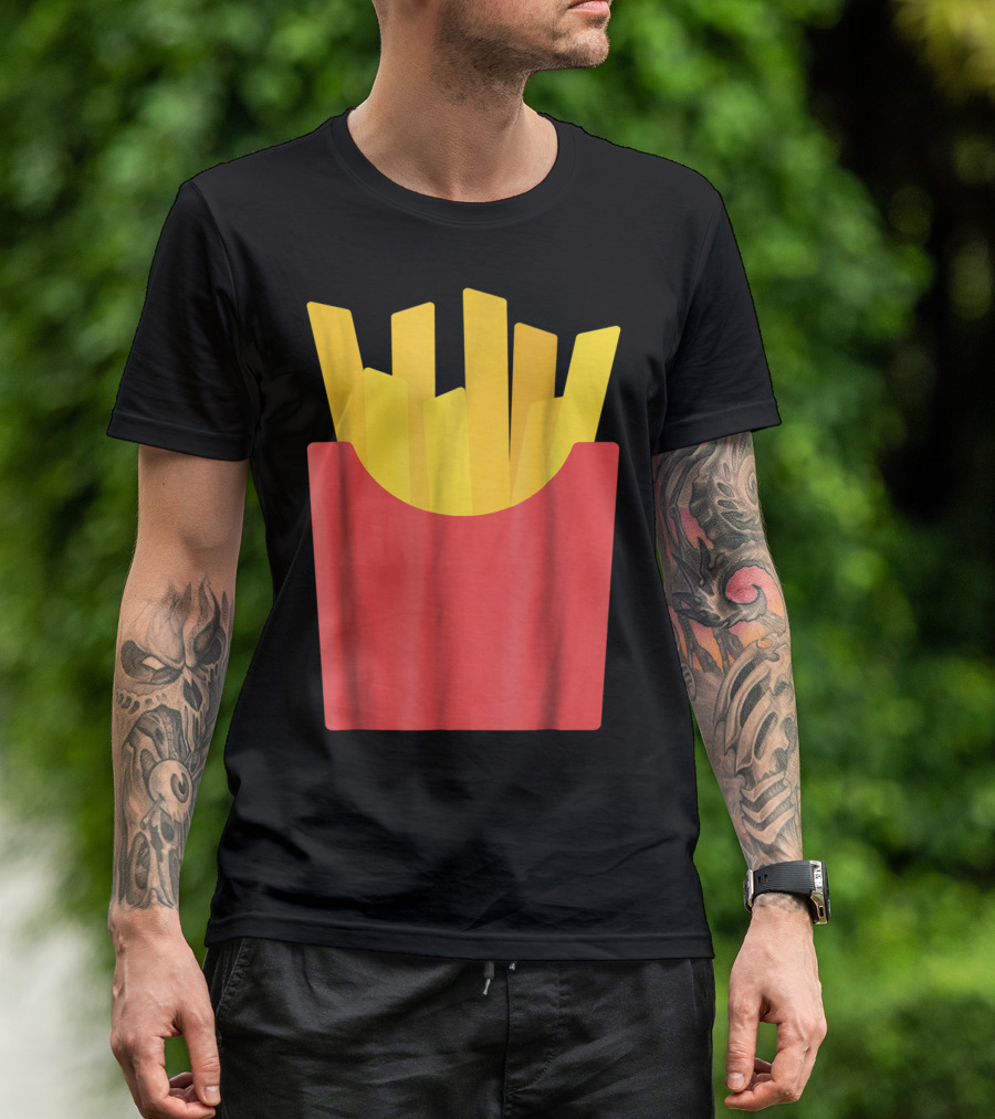 French Fries Costume Halloween T-Shirt