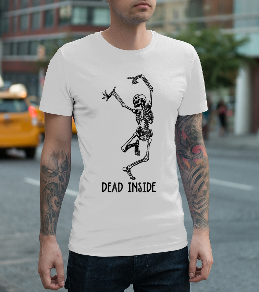 Dead Inside Dancing Skeleton T-Shirt