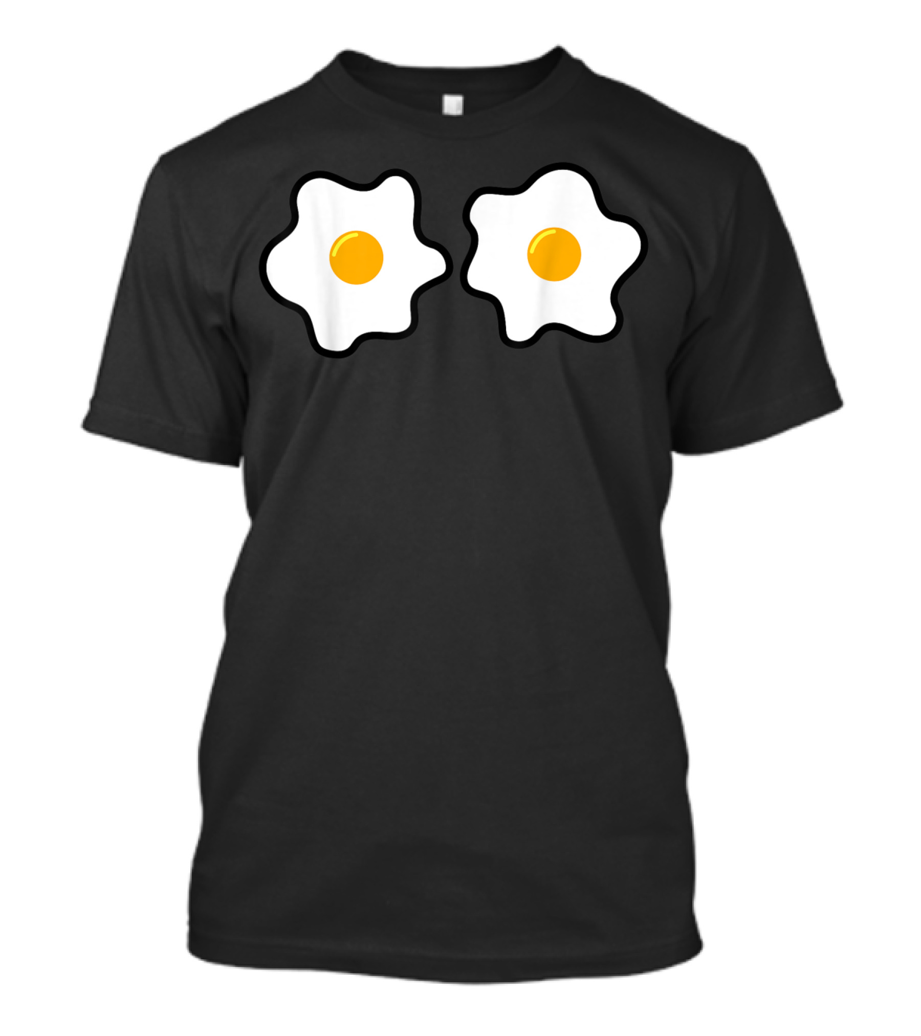 Fried Egg Boob Halloween Eggs Costume Top T-Shirt
