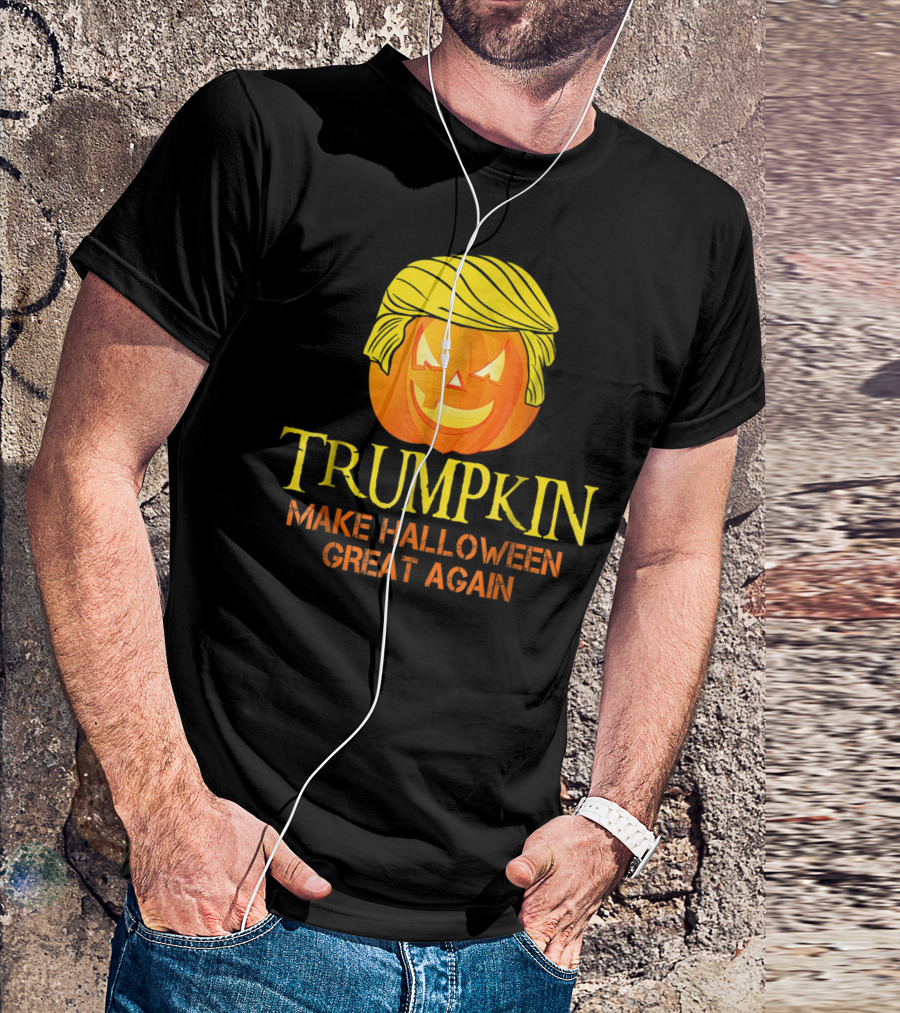 Trumpkin Make Halloween Great Again Pumpkin Costume Party T-Shirt