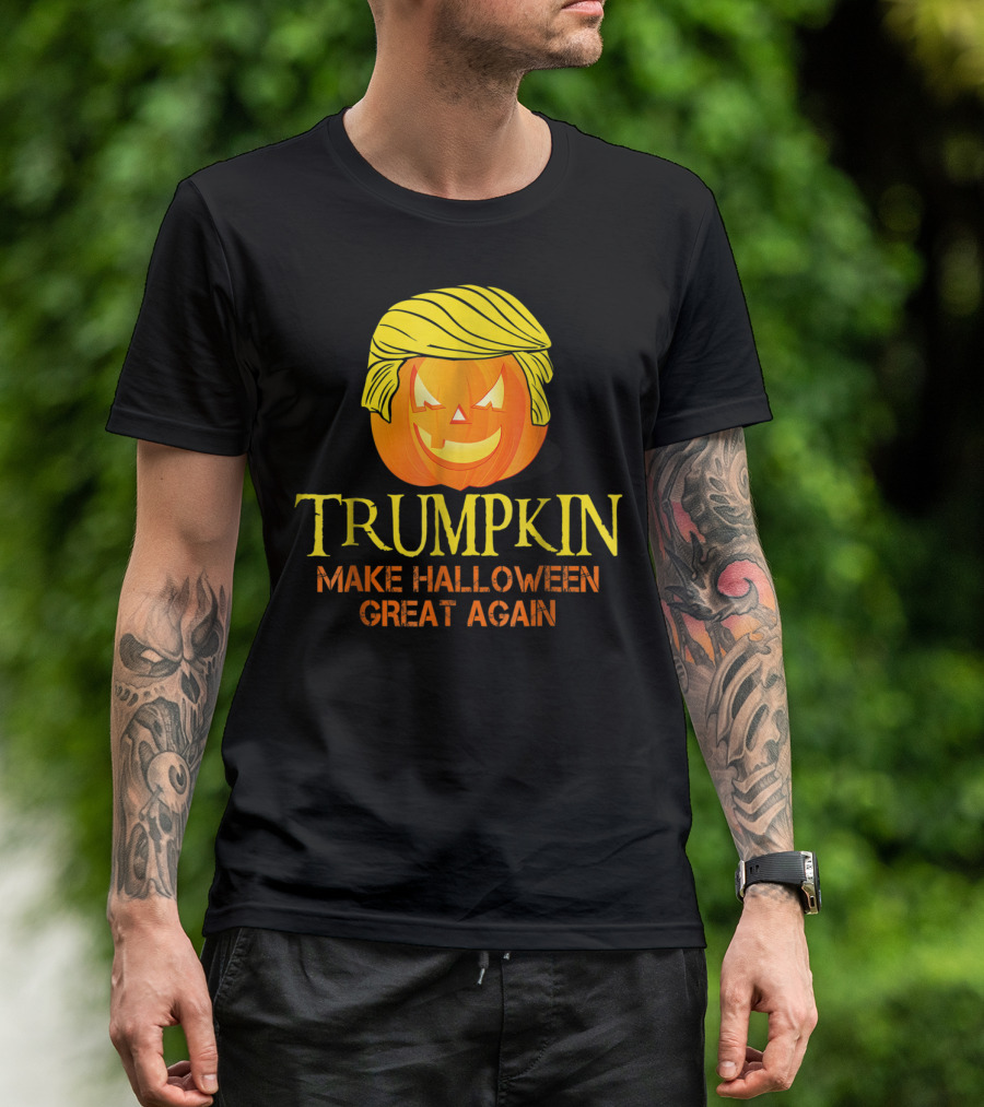 Trumpkin Make Halloween Great Again Pumpkin Costume Party T-Shirt