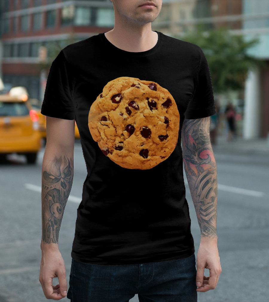 Funny Halloween Cookie Costume Big Chocolate Chip T-Shirt