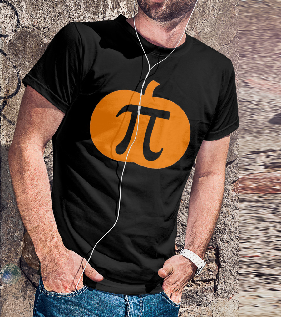 Halloween Pumpkin Pi Pie Funny Math T-Shirt
