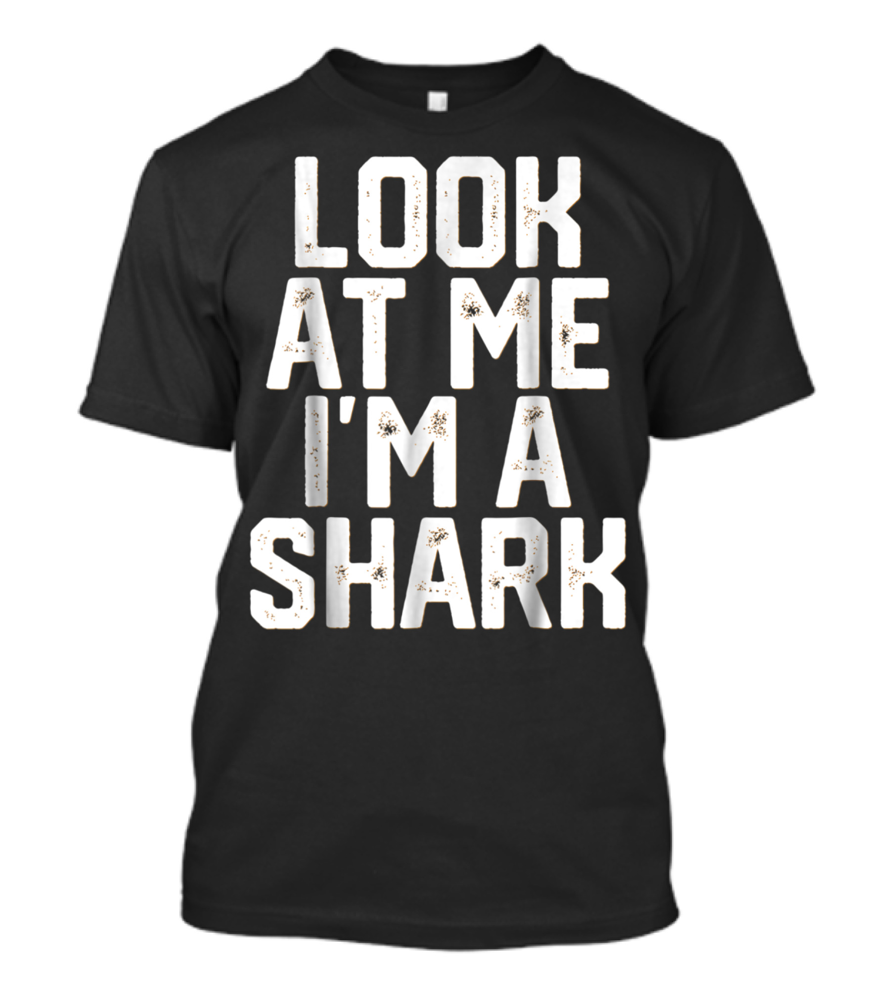 Look At Me I'm A Shark Funny Lazy Halloween Costume T-Shirt