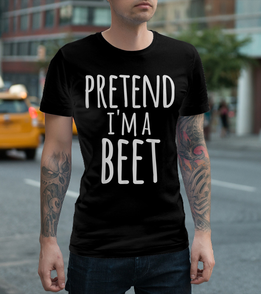 Funny Lazy Halloween Pretend I'm A Beet T-Shirt