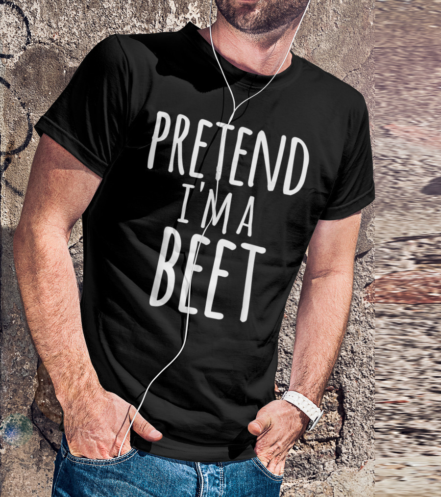 Funny Lazy Halloween Pretend I'm A Beet T-Shirt