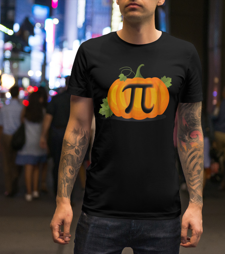Pumpkin Pi Halloween Humor T-Shirt