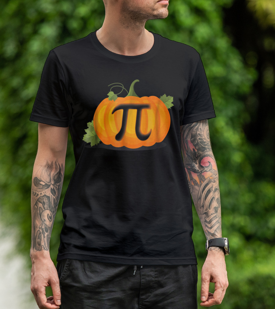 Pumpkin Pi Halloween Humor T-Shirt