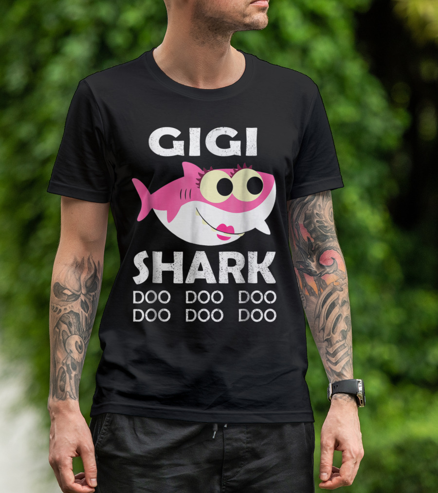 Gigi Shark Doo Doo Doo Doo Family Shark T-Shirt