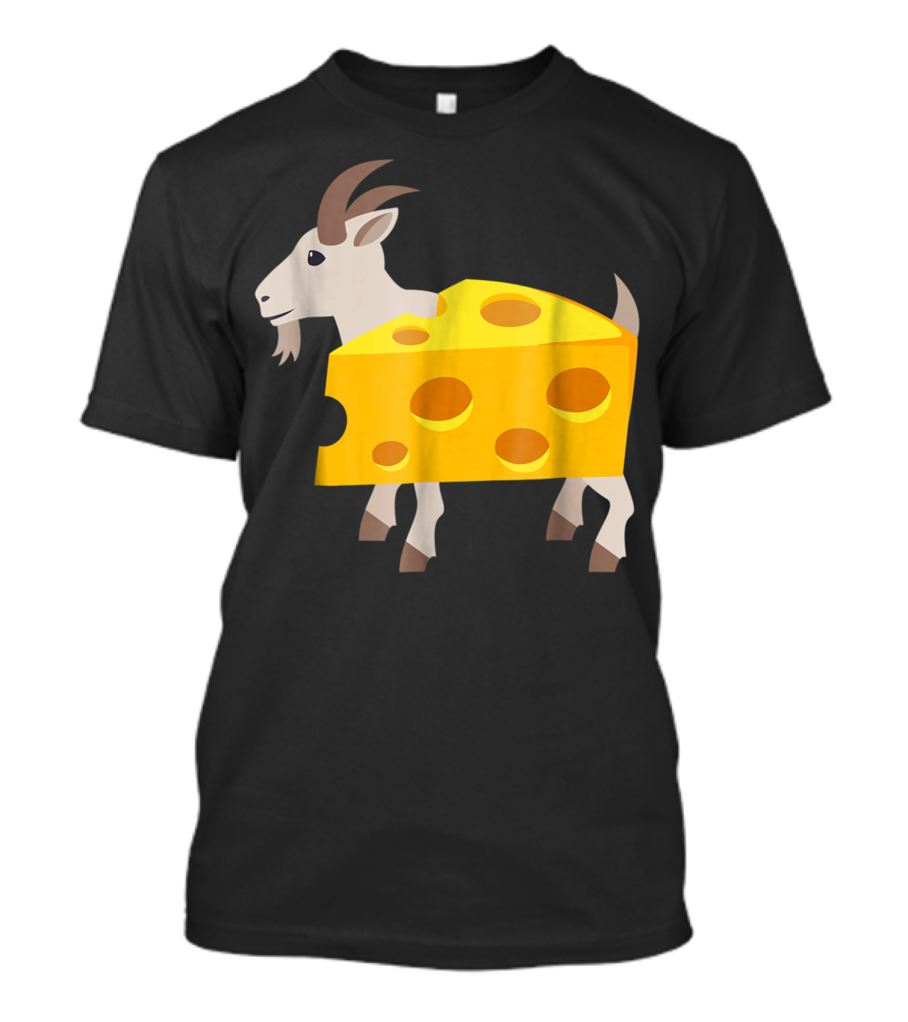 Goat Cheese Humor Lazy Animals T-Shirt