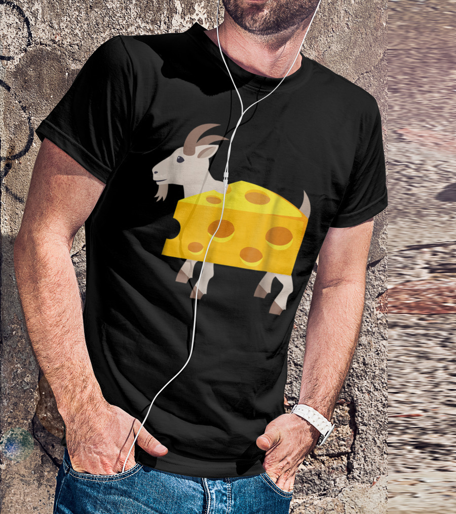 Goat Cheese Humor Lazy Animals T-Shirt