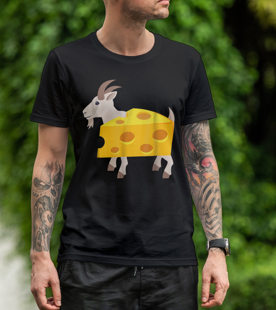 Goat Cheese Humor Lazy Animals T-Shirt