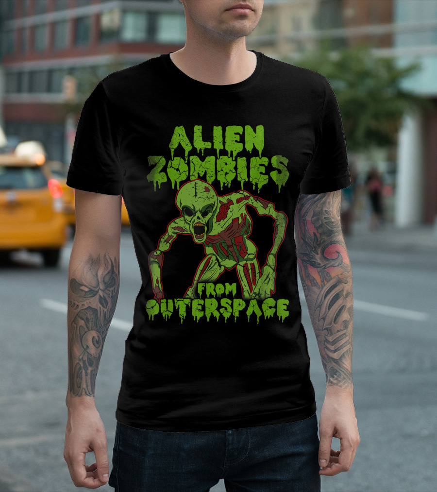 Alien Zombies From Outerspace T-Shirt