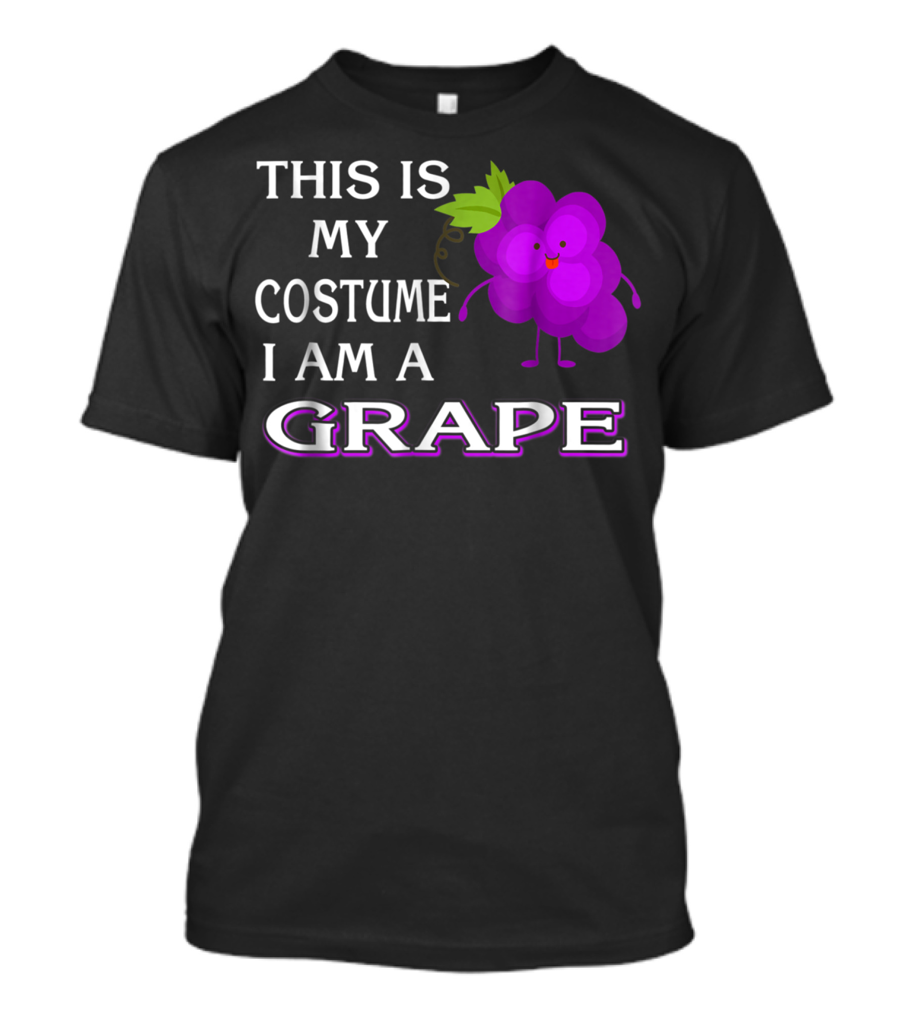 This Is My Costume I Am A Grape Halloween Cute Grape T-Shirt