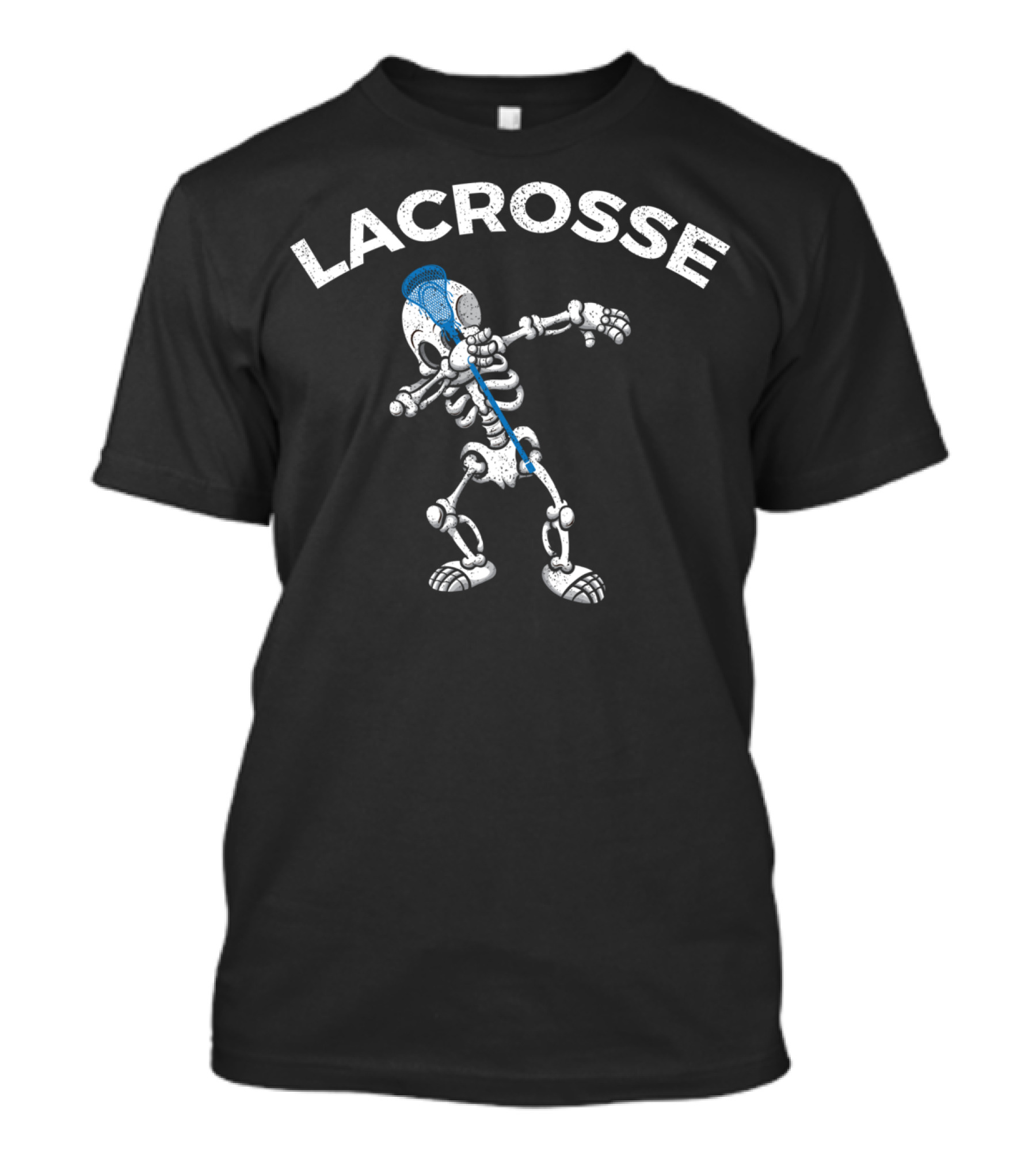 Halloween Lacrosse Skeleton Dab Dance T-Shirt