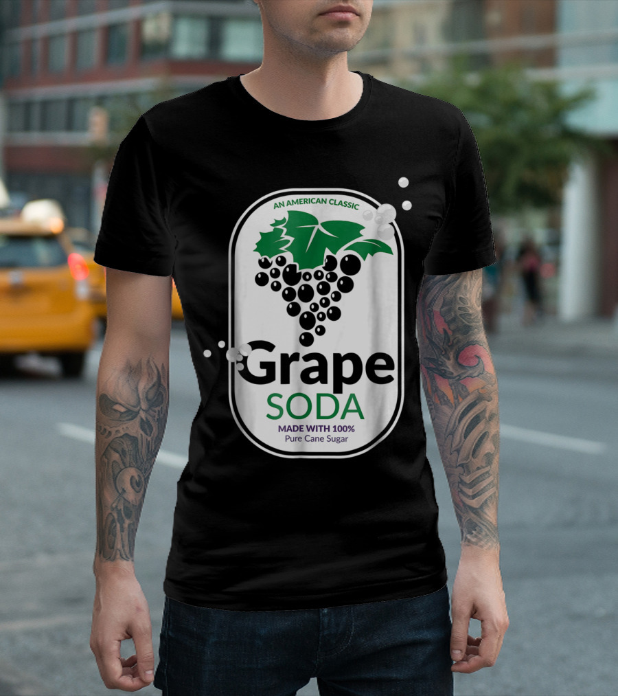 Halloween Group Costume An American Classic Grape Soda Made With 100% Pure Cane Sugar T-Shirt