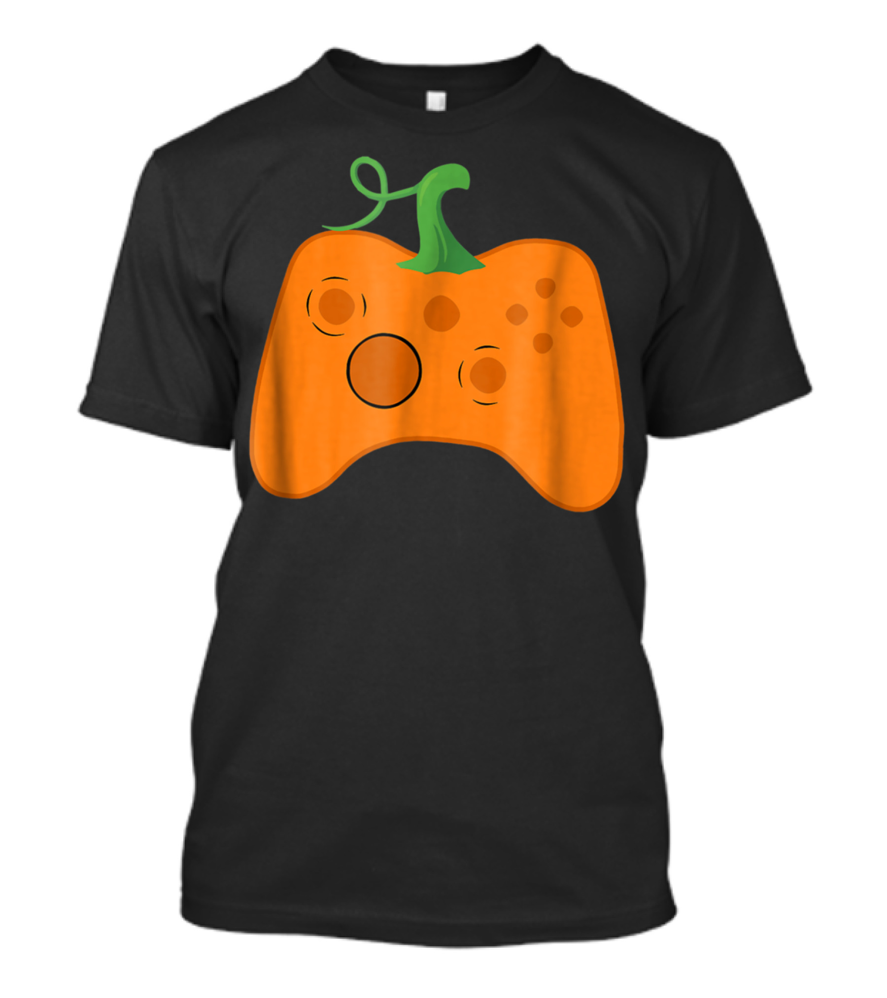 Halloween Pumpkin Gamer Video Game Party Controller T-Shirt