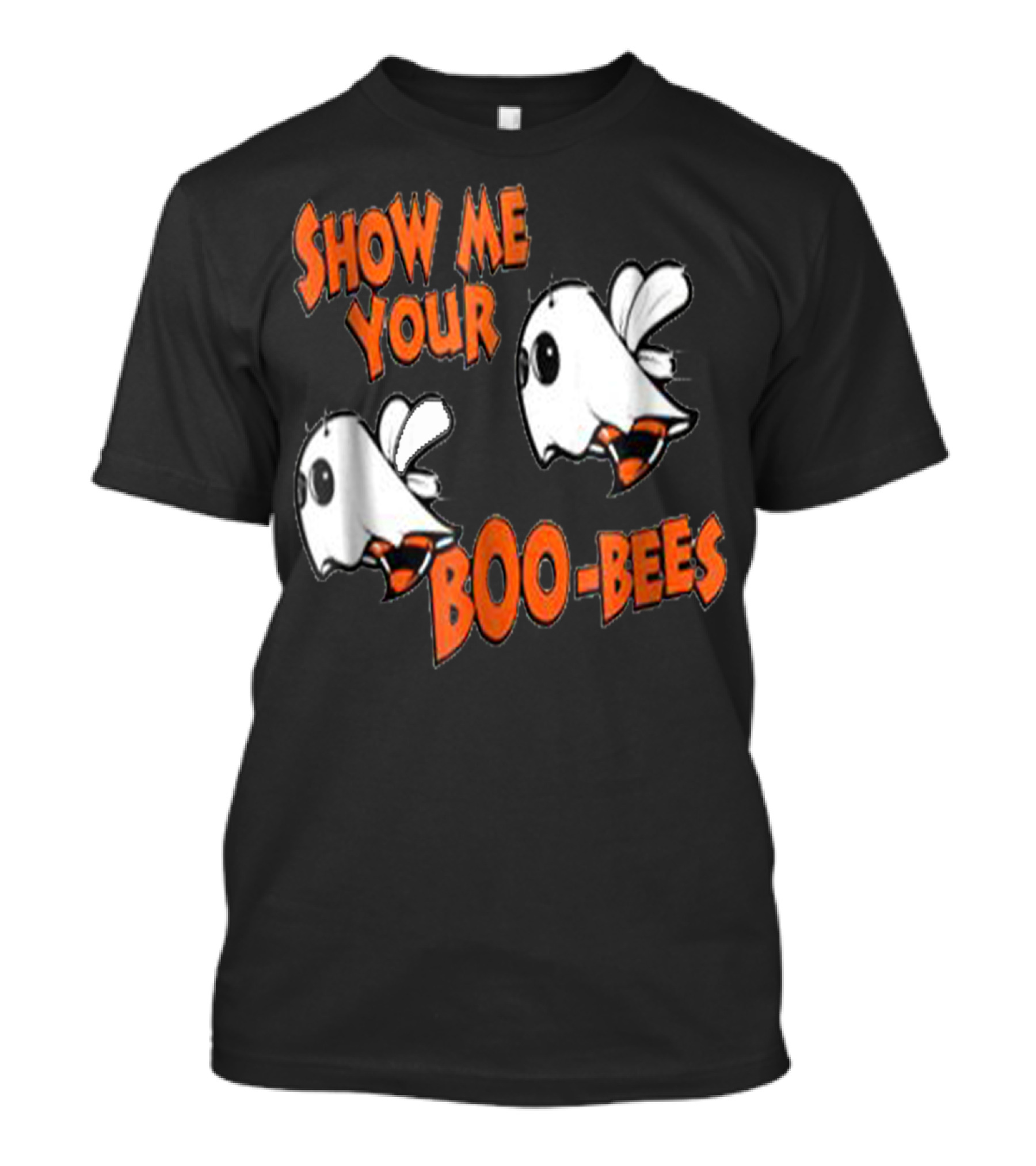 Show Me Your Boo Bees Halloween Ghosts And Bees Playful Phrase T-Shirt