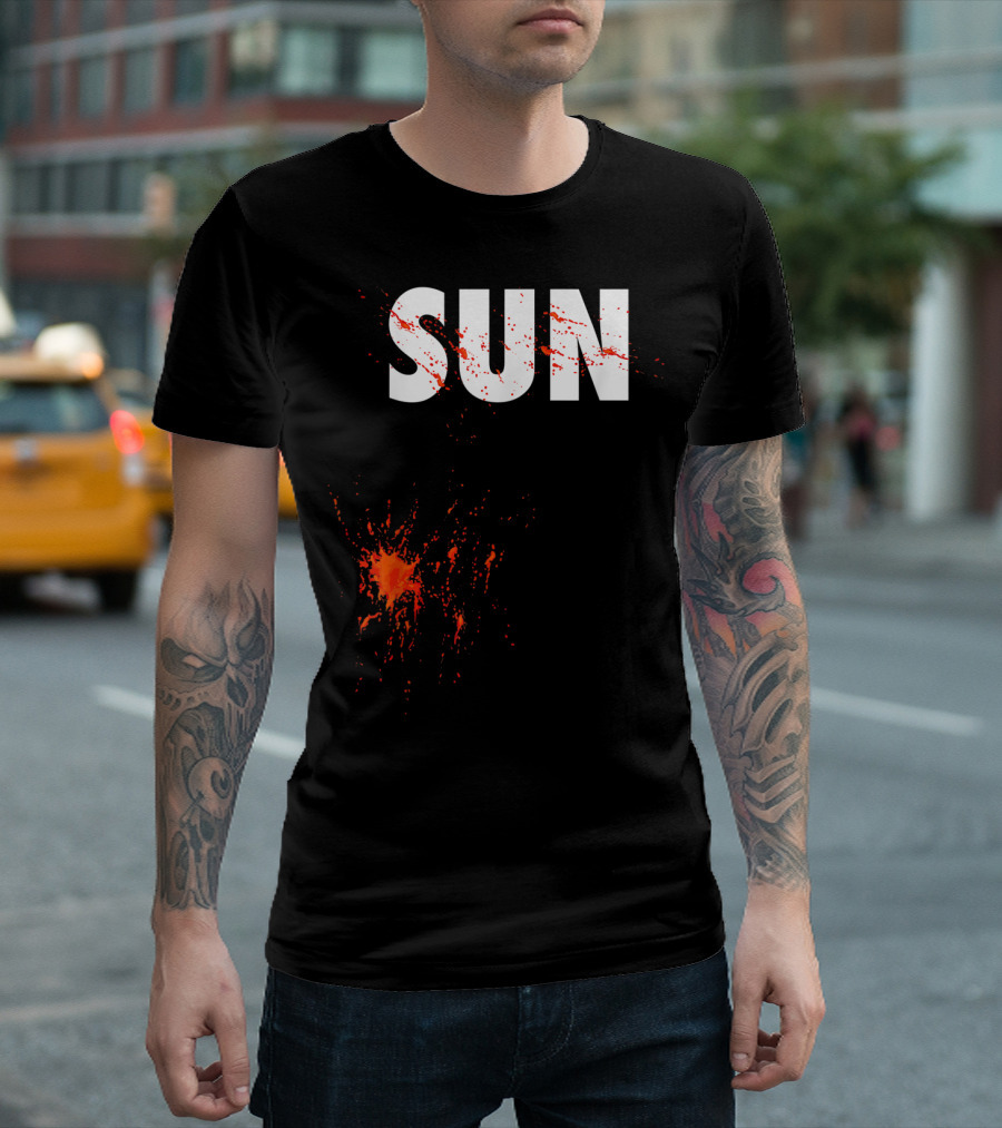 Halloween Sun Bloody Group T-Shirt