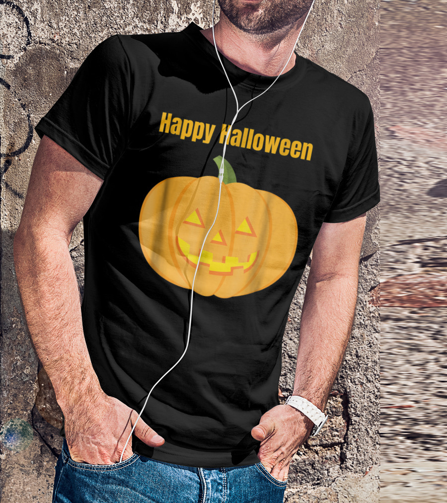 Happy Halloween Pumpkin Jack O Lantern T-Shirt