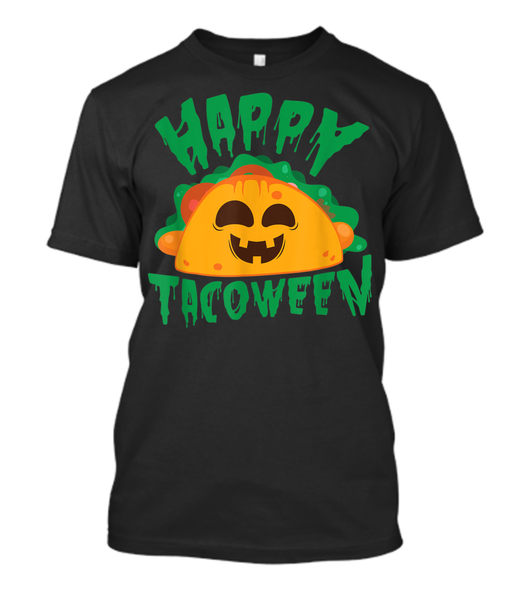Happy Tacoween Halloween Taco Food T-Shirt