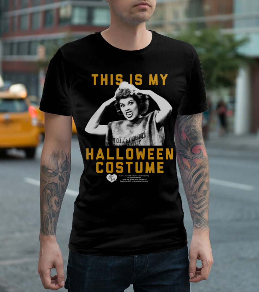 This Is My I Love Lucy Halloween Costume T-Shirt