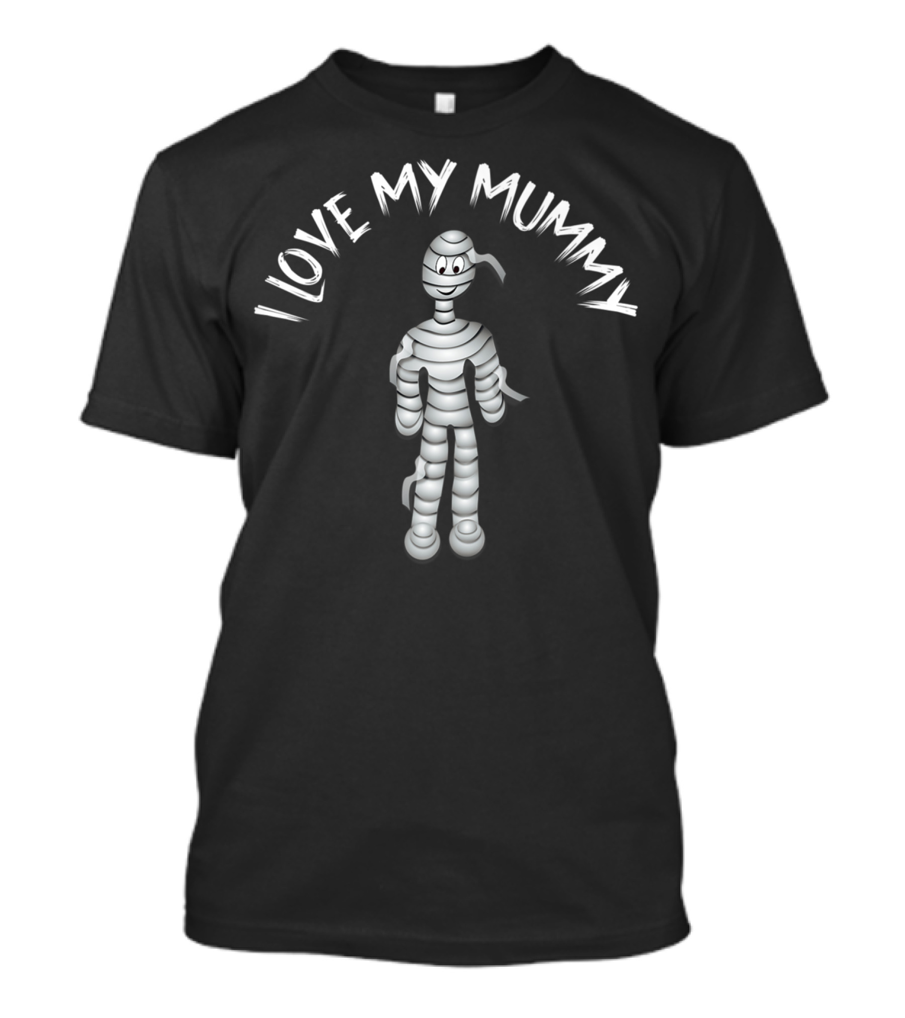 I Love My Mummy Cute Cartoon Mummy Character T-Shirt