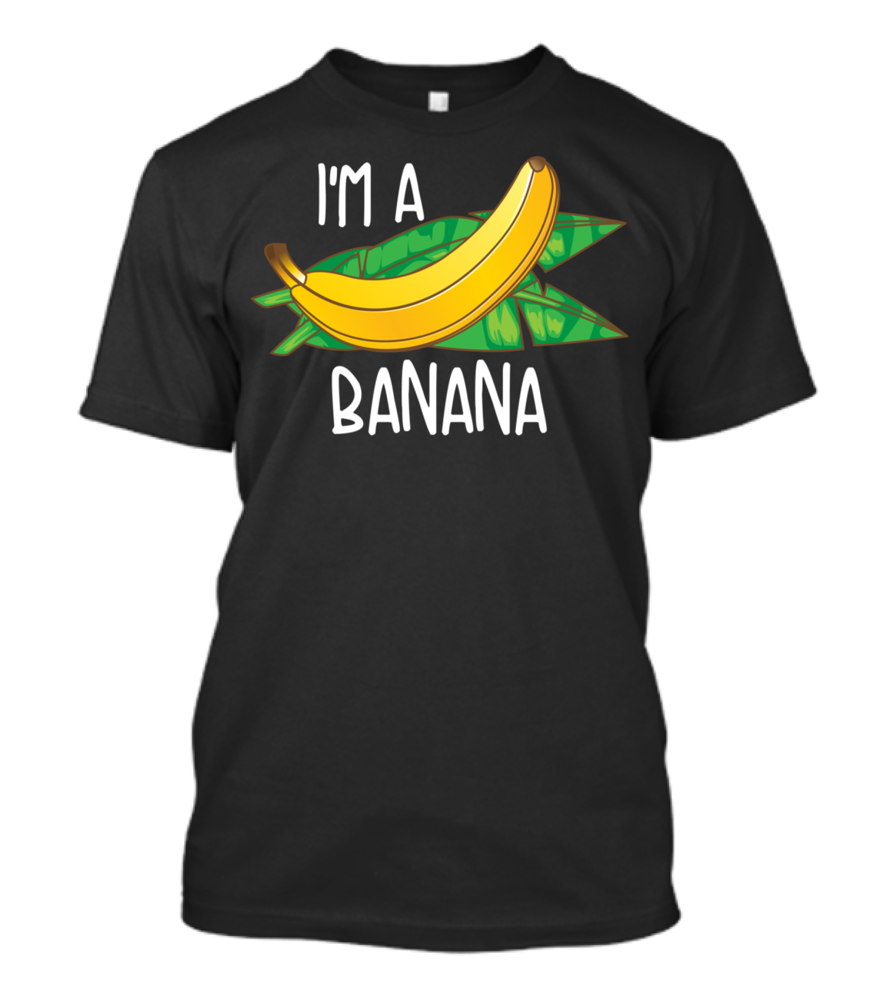 I'm A Banana Cool Halloween Food Leaf T-Shirt