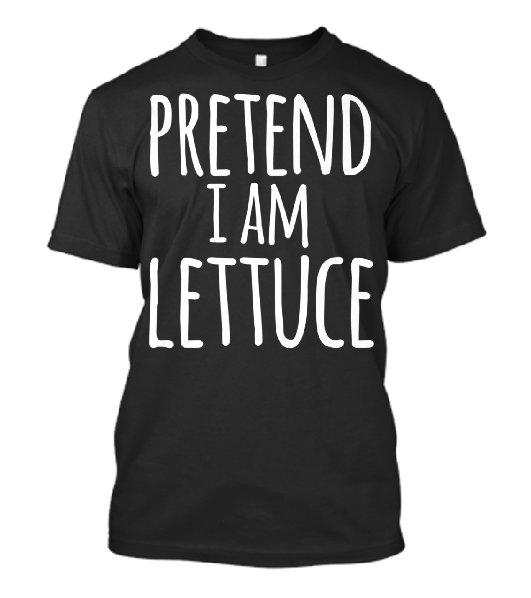 Funny Lazy Halloween Pretend I Am Lettuce Costume T-Shirt