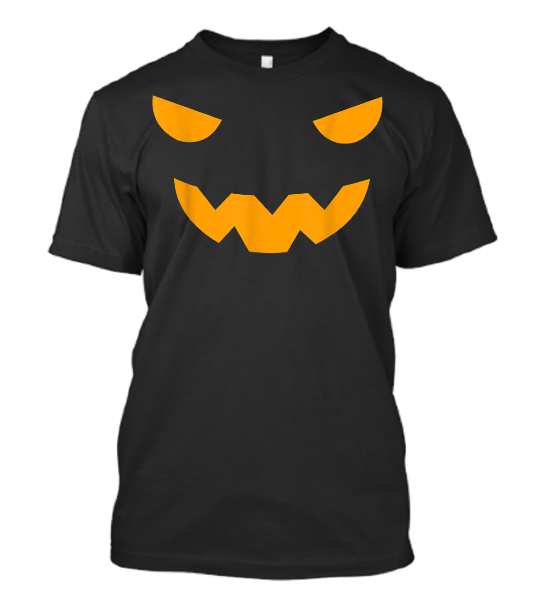 Jack O'lantern Smiling Evil Face Pumpkin Halloween T-Shirt