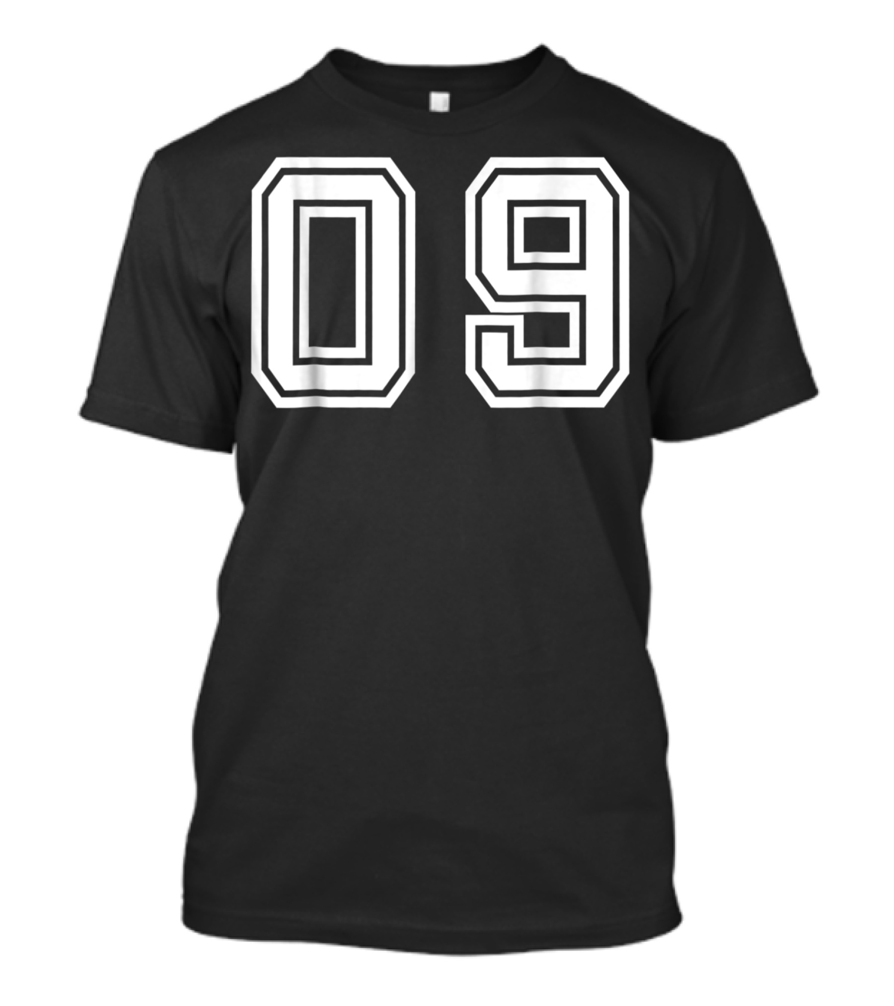 Jersey 09 Sports Classic Number T-Shirt