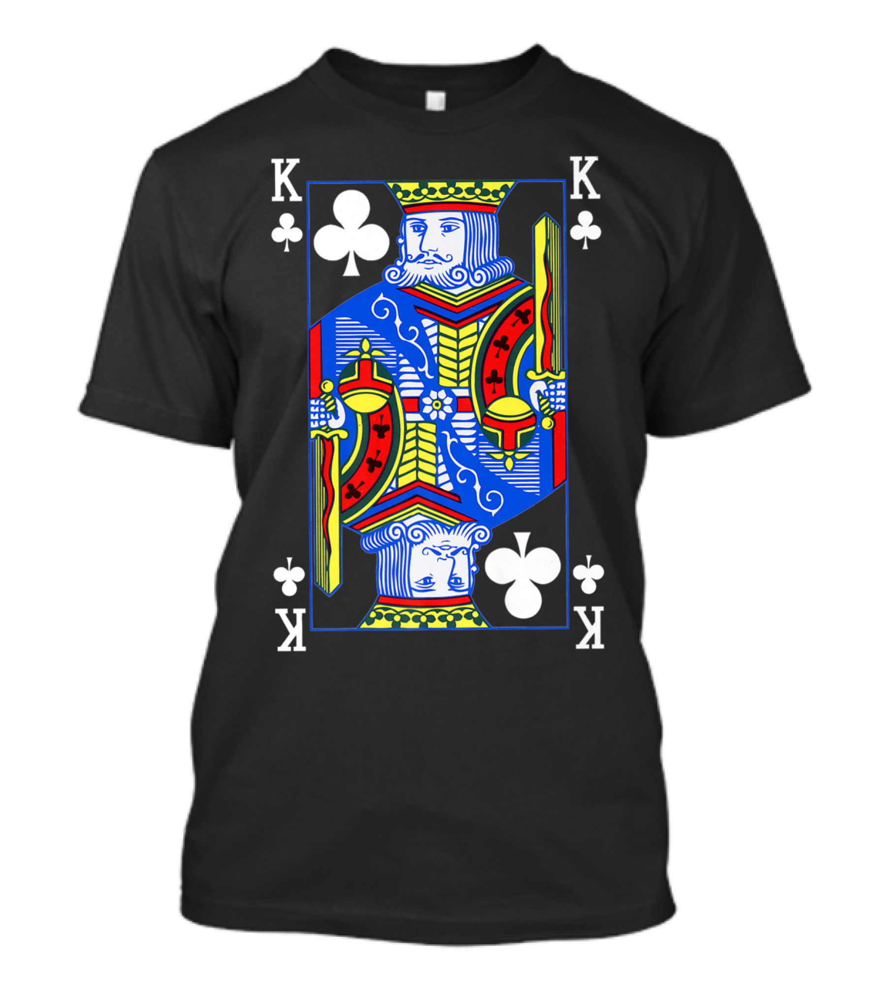 King Of Clubs Halloween Costume Poker Playing Card T-Shirt
