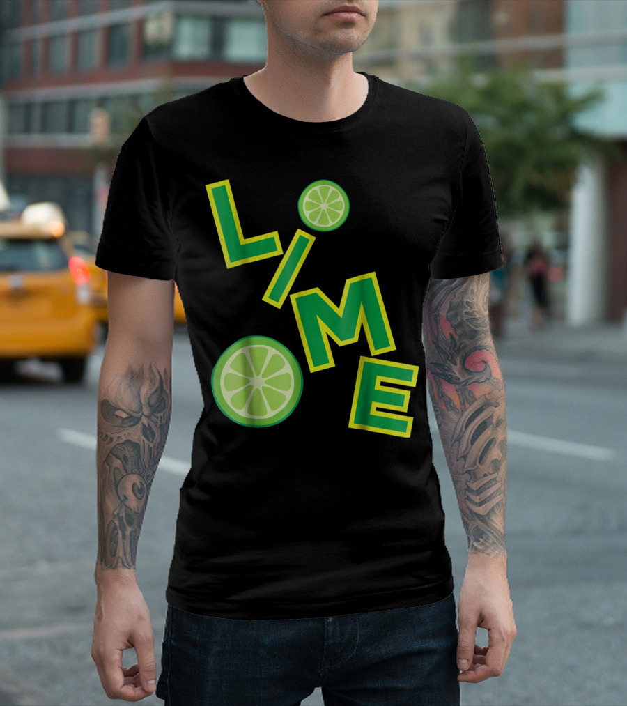 Lime Salt Tequila Costume Group Halloween Lime T-Shirt