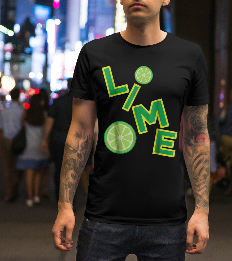 Lime Salt Tequila Costume Group Halloween Lime T-Shirt
