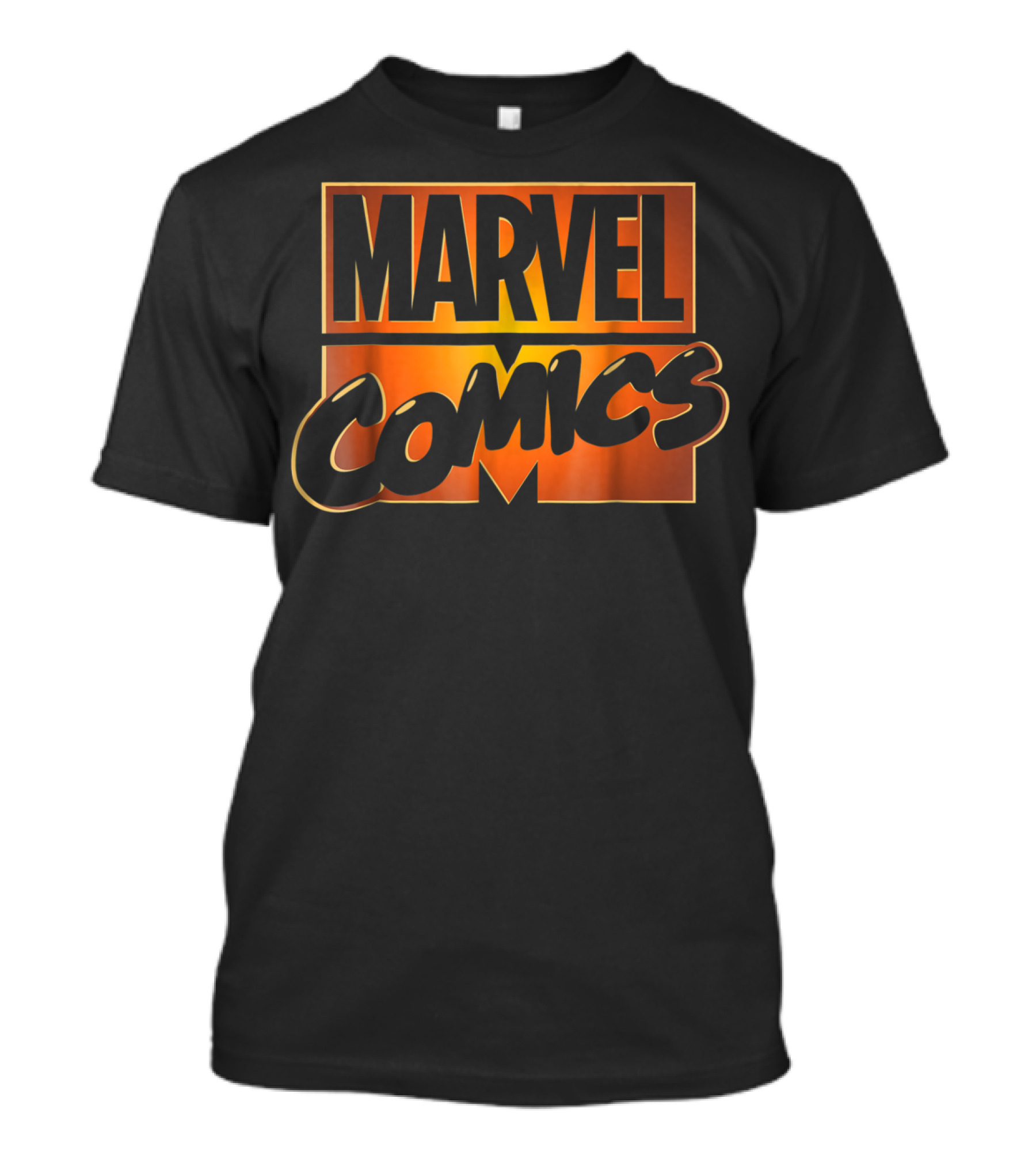 Marvel Comics Retro Orange Glow T-Shirt