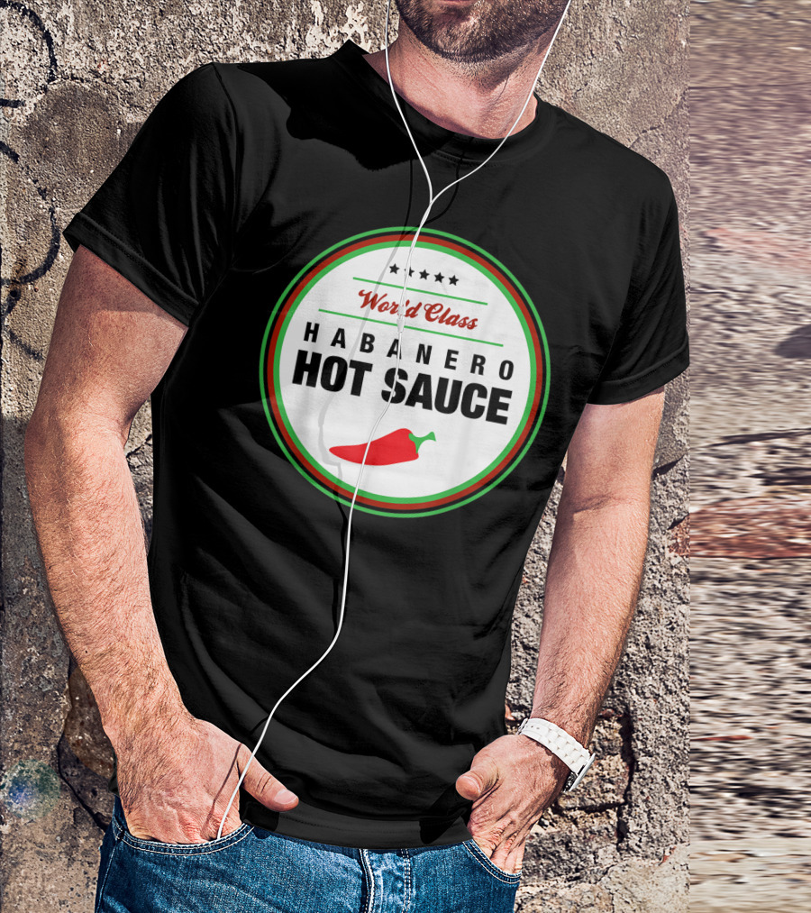 World Class Habanero Hot Sauce Matching Group Halloween Costume T-Shirt