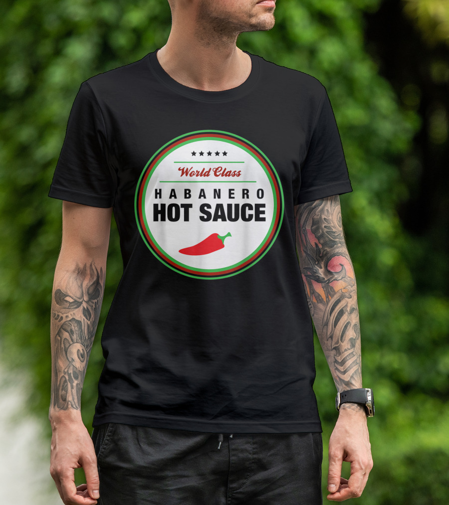 World Class Habanero Hot Sauce Matching Group Halloween Costume T-Shirt