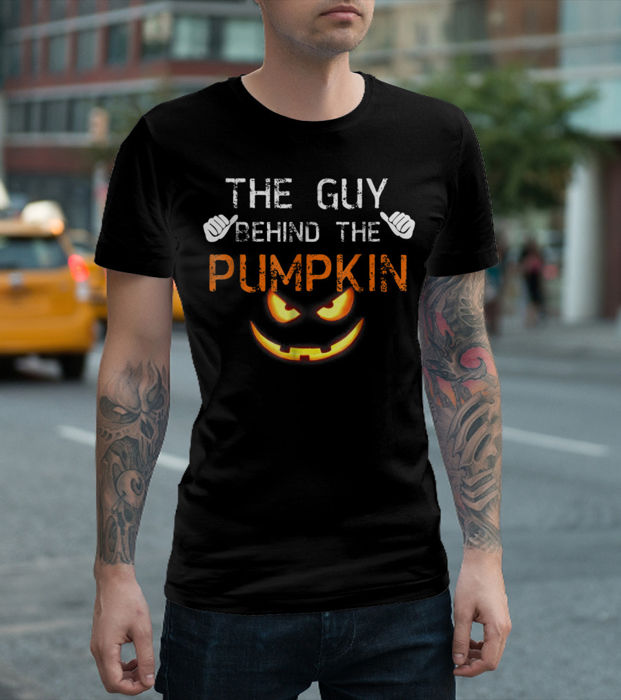 The Guy Behind The Pumpkin T-Shirt