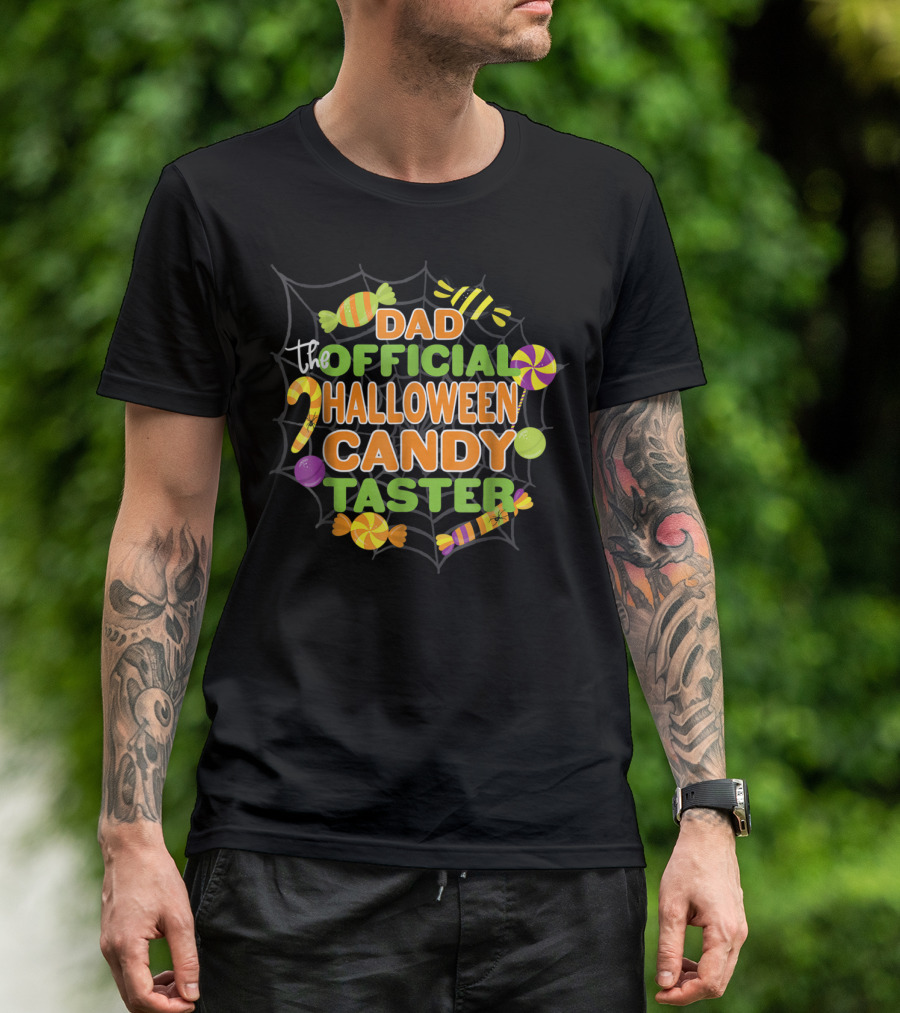 Dad The Official Halloween Candy Taster T-Shirt
