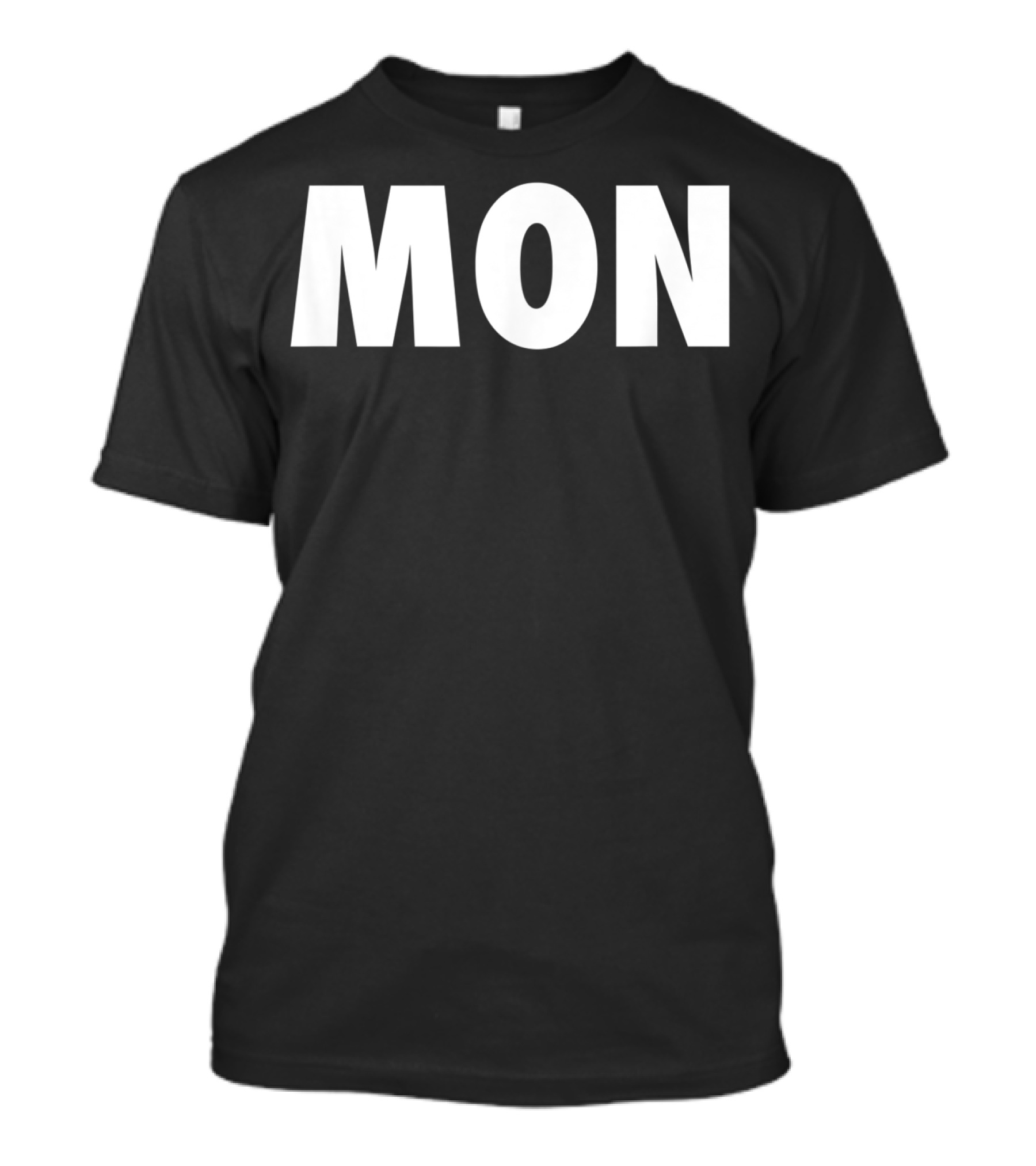 Monday Halloween Costume Group Mon Sun MON T-Shirt