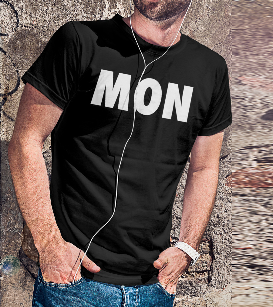 Monday Halloween Costume Group Mon Sun MON T-Shirt