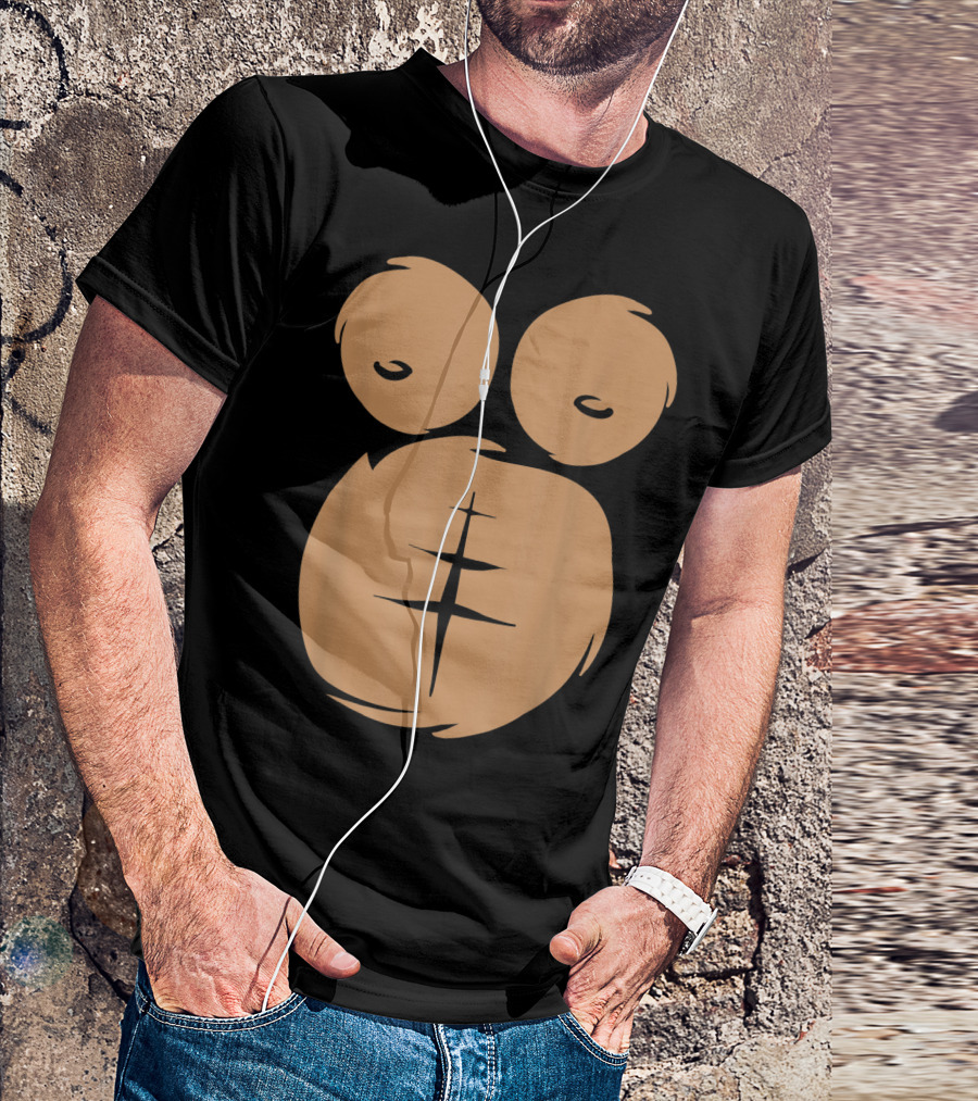 Gorilla Chest Halloween Costume Monkey T-Shirt
