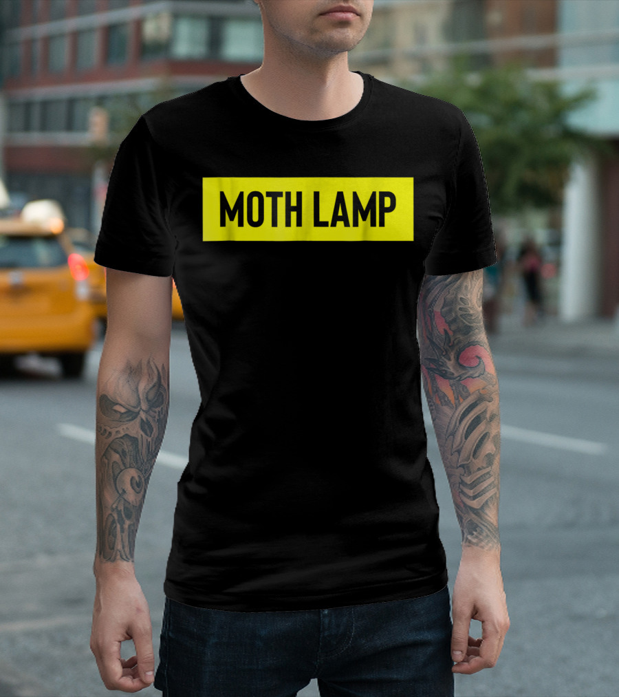 Moth Lamp Funny Sarcastic Humor Meme T-Shirt